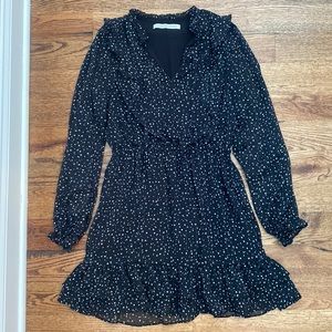 Adorable, Cinch-Waist, Ruffle Detail Cupcakes and Cashmere Dress, Size Small